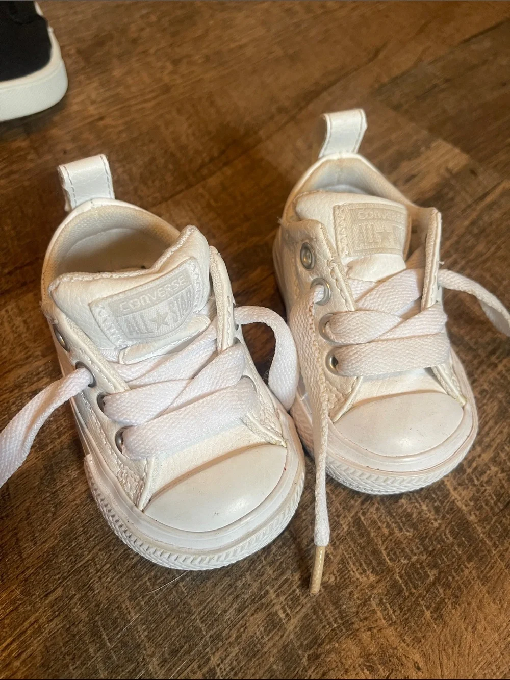 Converse Kids Black Slip-On and White Lace-Up Twin Sneaker Set
